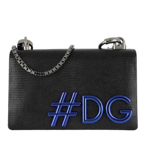Dolce&Gabbana DG Girls Shoulder Bag Matelassé Nero Cross body-väskor