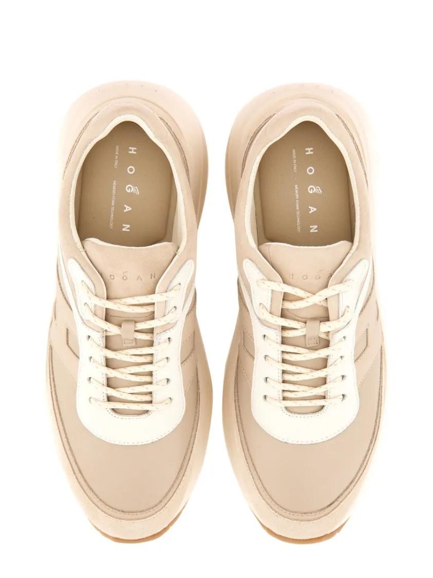 Thumbnail - Hogan Low-Top Sneaker - "H696" Sneaker - Gr. 38 (EU) - in Beige - für Damen