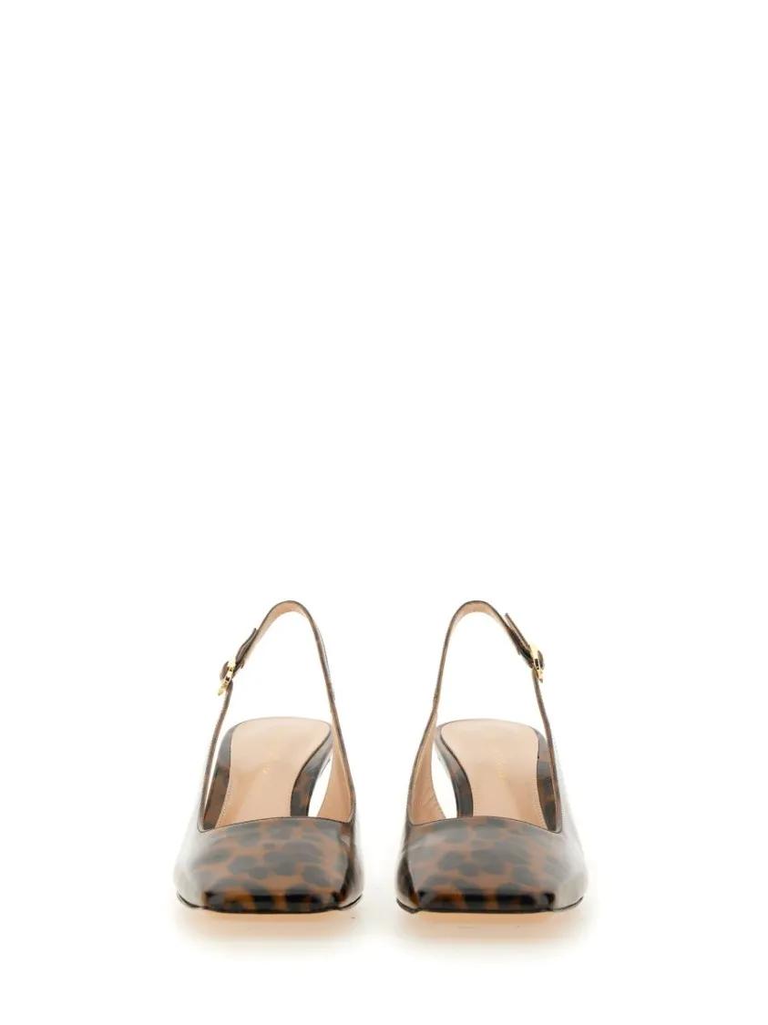 Thumbnail - Gianvito Rossi Hohe Schuhe - "Christina" Slingback - Gr. 40 (EU) - in Braun - für Damen