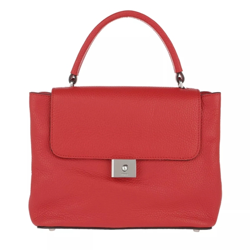 Abro Adria Handle Bag Flap Red Sac à bandoulière