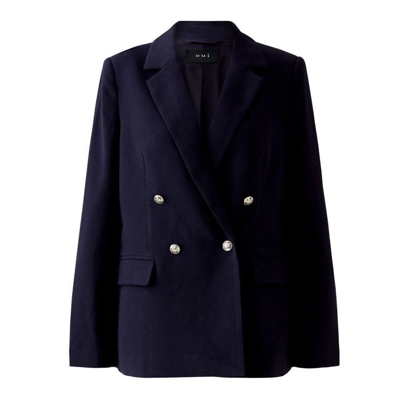 Oui Blazer Blazer dunkel-blau
