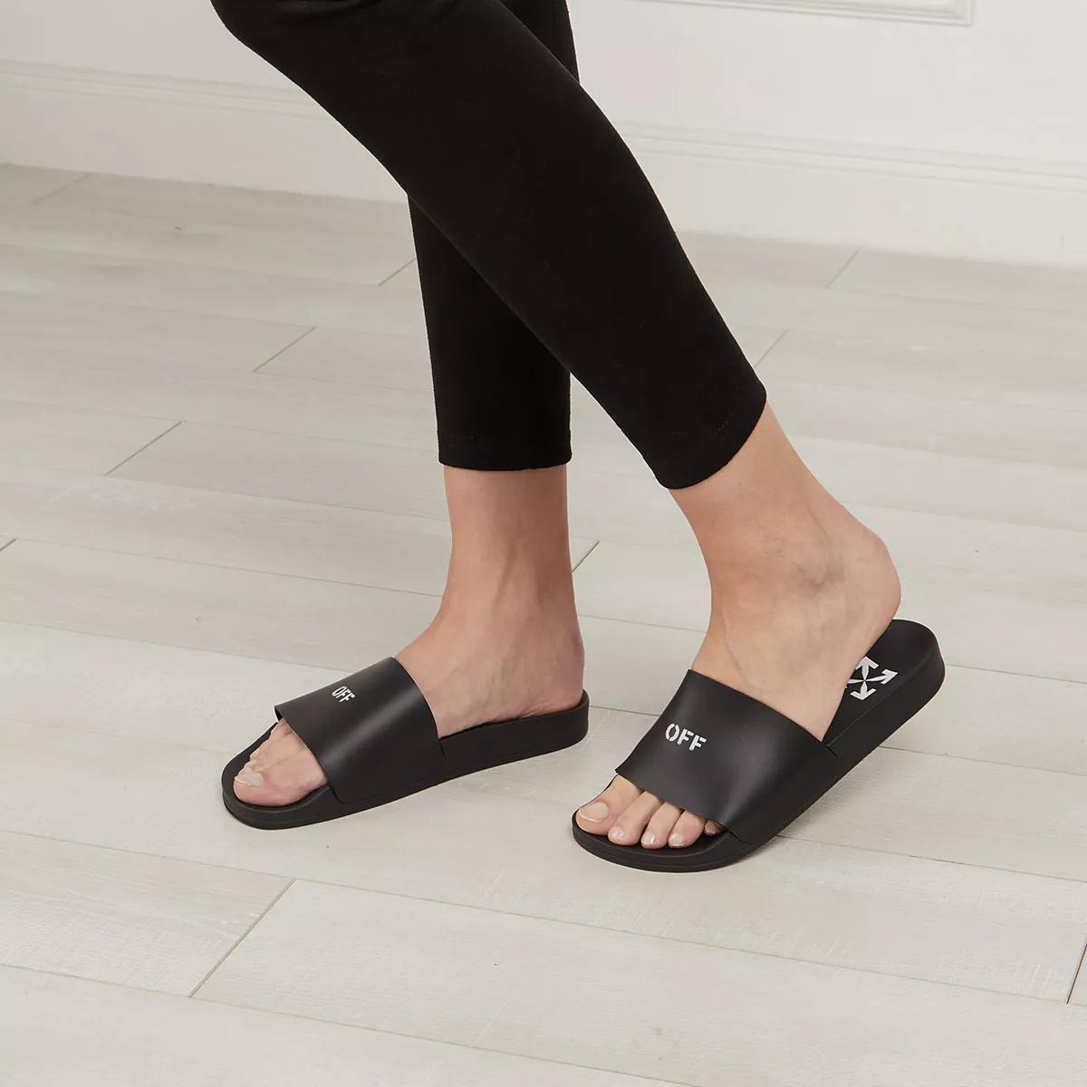 Off white black corporate on sale slides