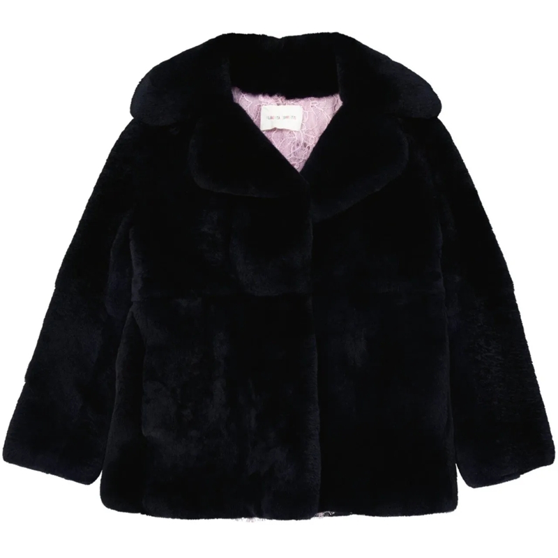 Alberta Ferretti T-shirt Alberta Ferretti Friday Rabbit Fur Jacket blau