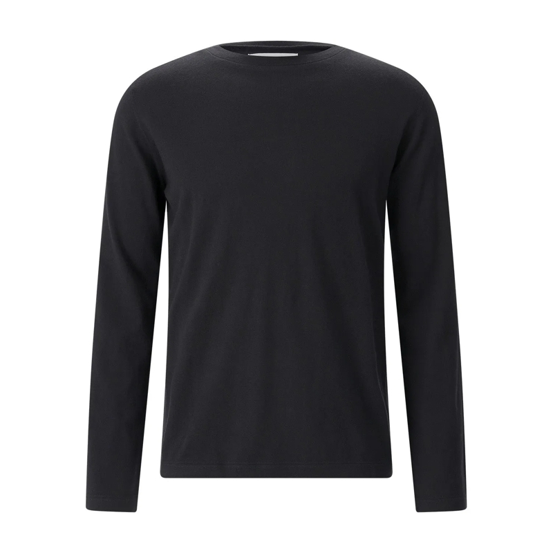 Extreme Cashmere T-shirt Longsleeve Jones aus Kaschmir-Mix schwarz