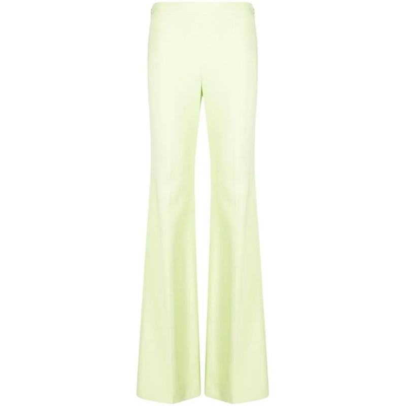 Moschino  Flared High-Waisted Trousers Neutrals