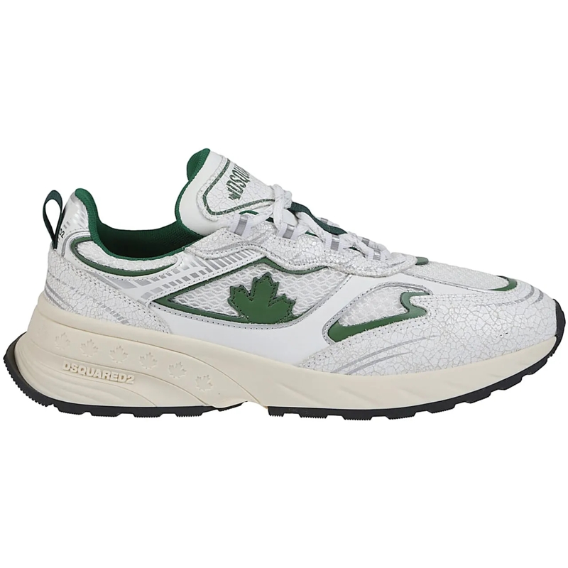 Dsquared2 Low-Top-Sneaker Sprinter Lace-up Low Top Sneakers White weiß