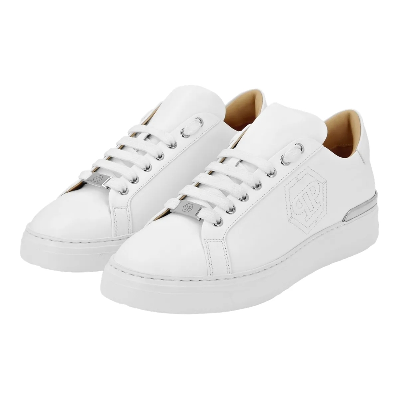 Philipp Plein Low-Top-Sneaker Sneaker Hexagon weiss