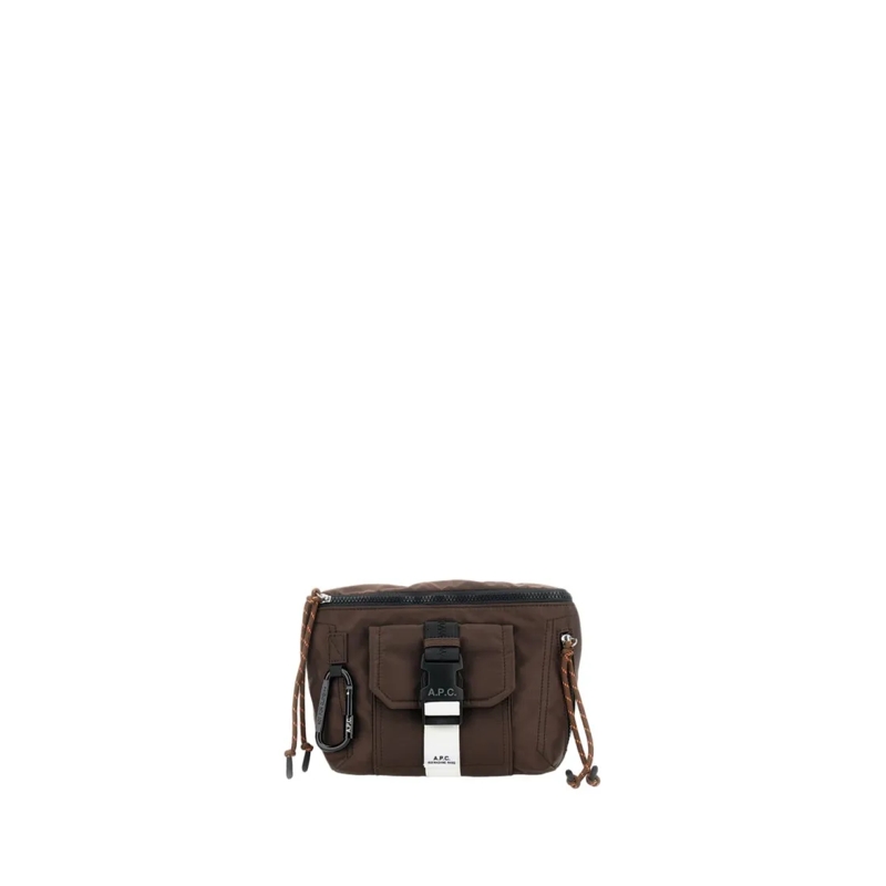 A.P.C. Sac à bandoulière Banane Trek Crossbody Bag Brown