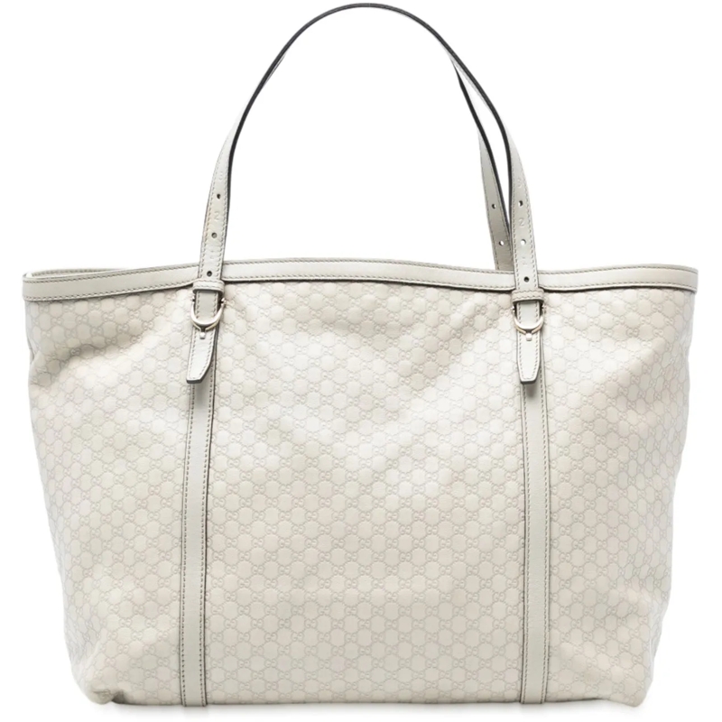 Gucci Shopper Microguccissima Nice Tote weiß