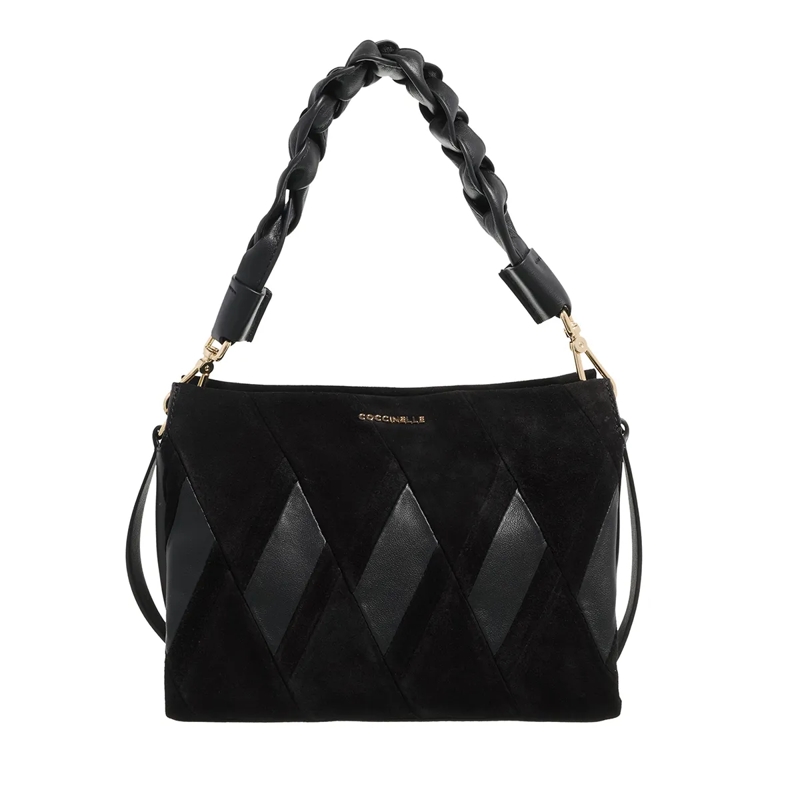 Coccinelle Crossbody Bag Boheme New Geomet.Patch Noir/Noir