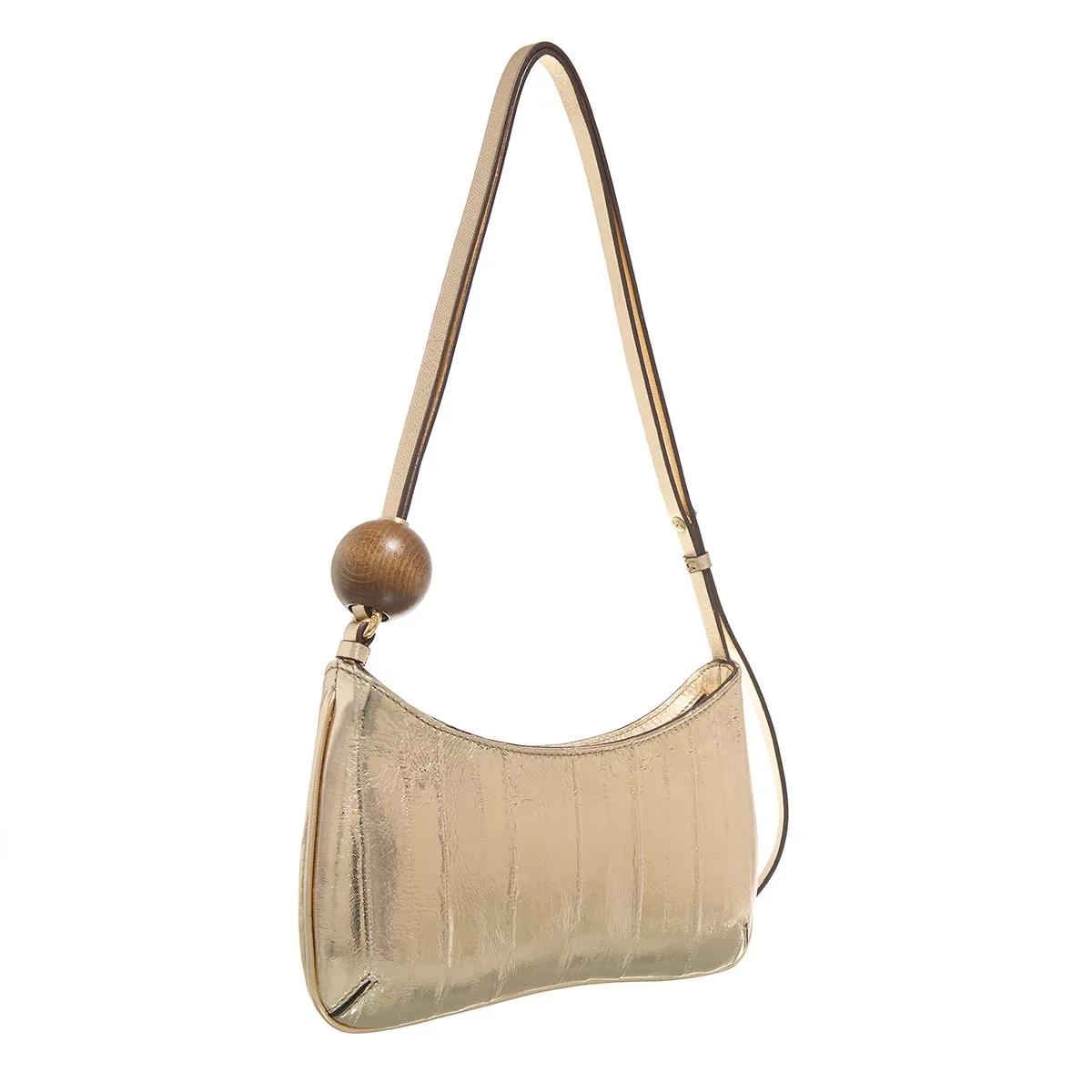 Jacquemus Pochettes Le Bisou Perle in goud