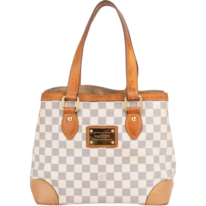 Louis Vuitton Tote Louis Vuitton Damier Azur Monogram Hampstead PM Ha weiß