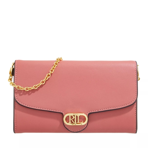 Lauren Ralph Lauren Adair 20 Crossbody Medium Pink Mahogany Crossbody Bag