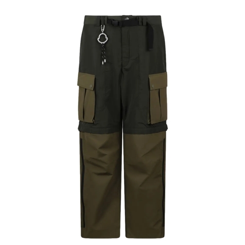 Moncler  Nylon Cargo Trousers Green