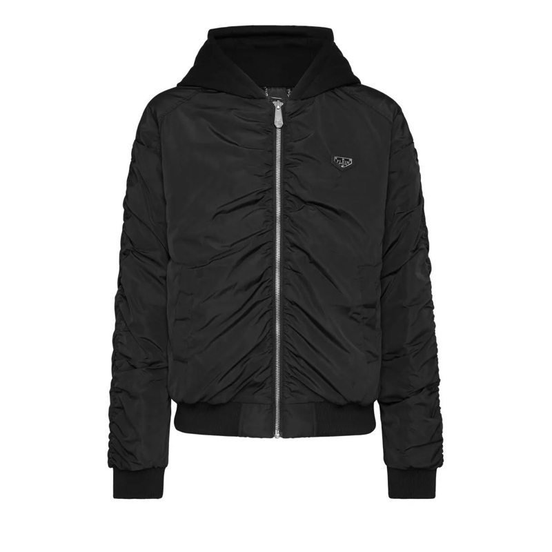 Philipp Plein Übergangsjacke Jacke schwarz
