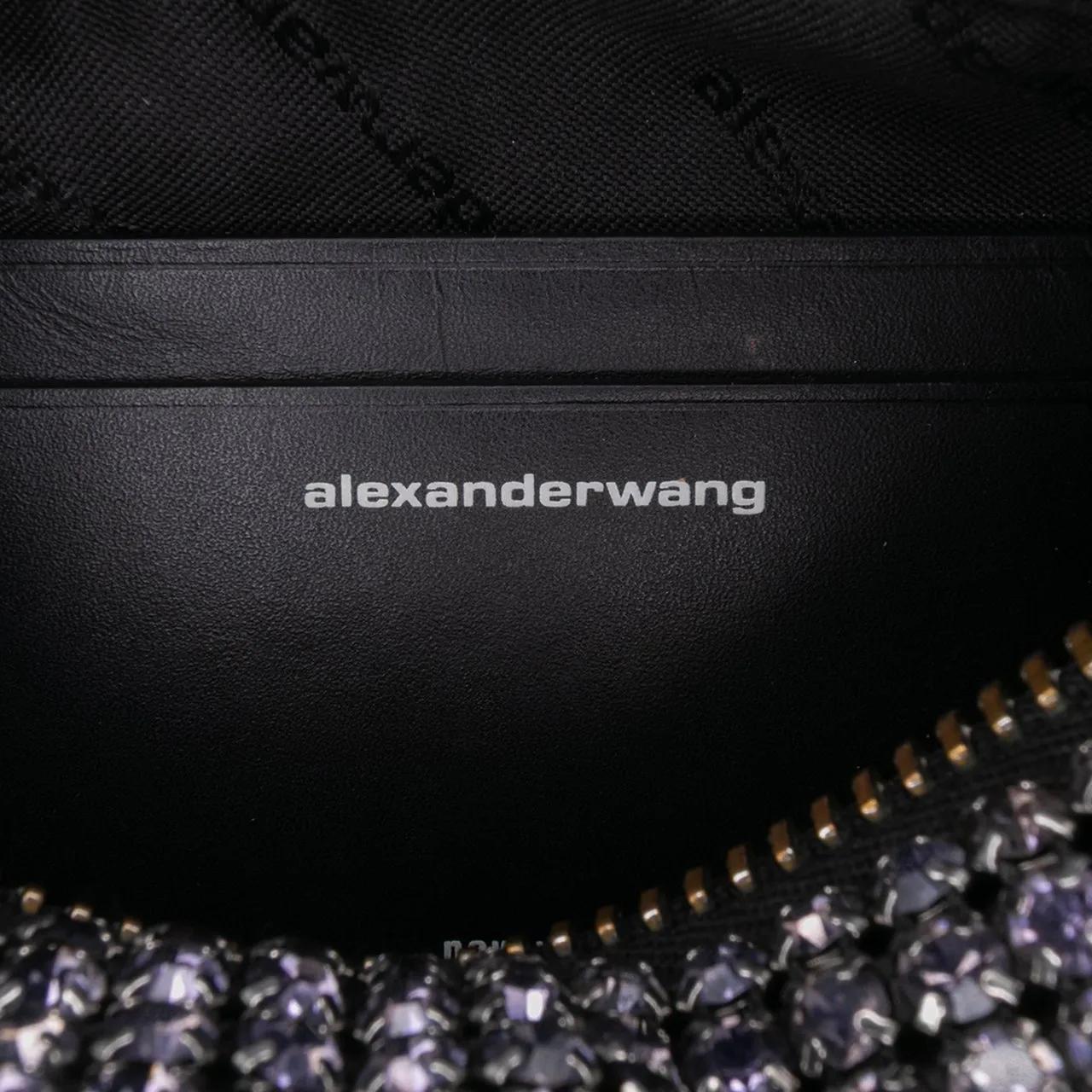 Thumbnail - Alexander Wang Crossbody Bags - Mesh Crystal Heiress Pouch - Gr. unisize - in Schwarz - für Damen