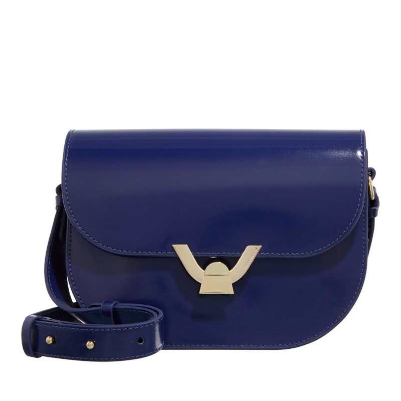 Coccinelle Saddle Bag Coccinelle Dew Shiny Calf Royal Blue