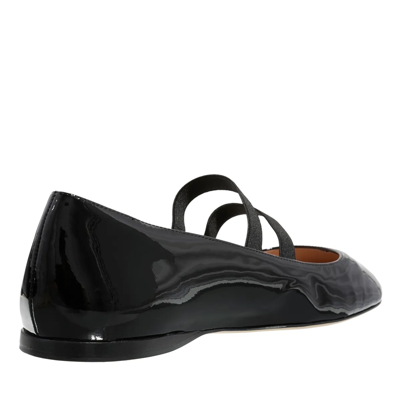 Moschino Ballerinas Hearted Button Nero(Image 3)