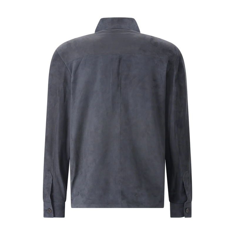 Arma Übergangsjacke Overshirt Dino aus Veloursleder grau(Image 2)