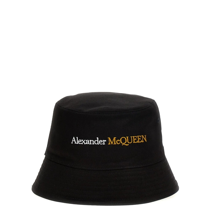 ハット MCQUEEN Logo bucket hat Alexander McQueen Logo Bucket Hat Black | Hut