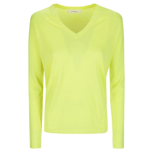 Lisa Yang Pull V-Neck Sweater Yellow