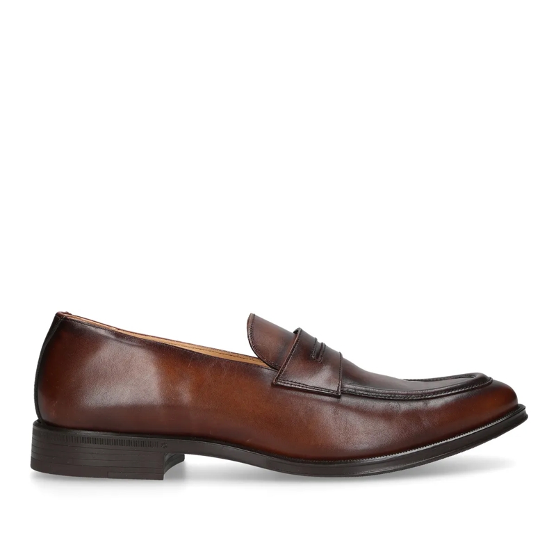 Henry Stevens Loafer Loafer Wes PL mittel-braun