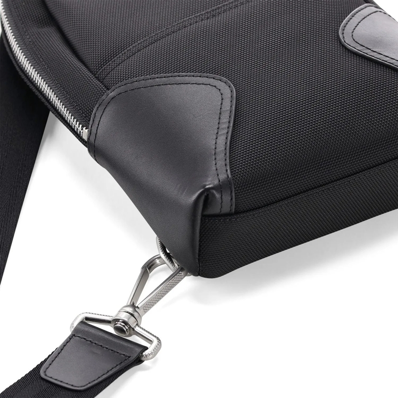 Belstaff Sac à bandoulière Umhängetasche Nicholls mit Rindsleder schwarz(Image 4)
