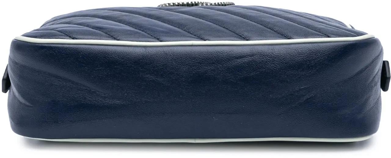 Thumbnail - Gucci Hobo Bags - Small GG Marmont Leather Torchon Crossbody - Gr. unisize - in Blau - für Damen
