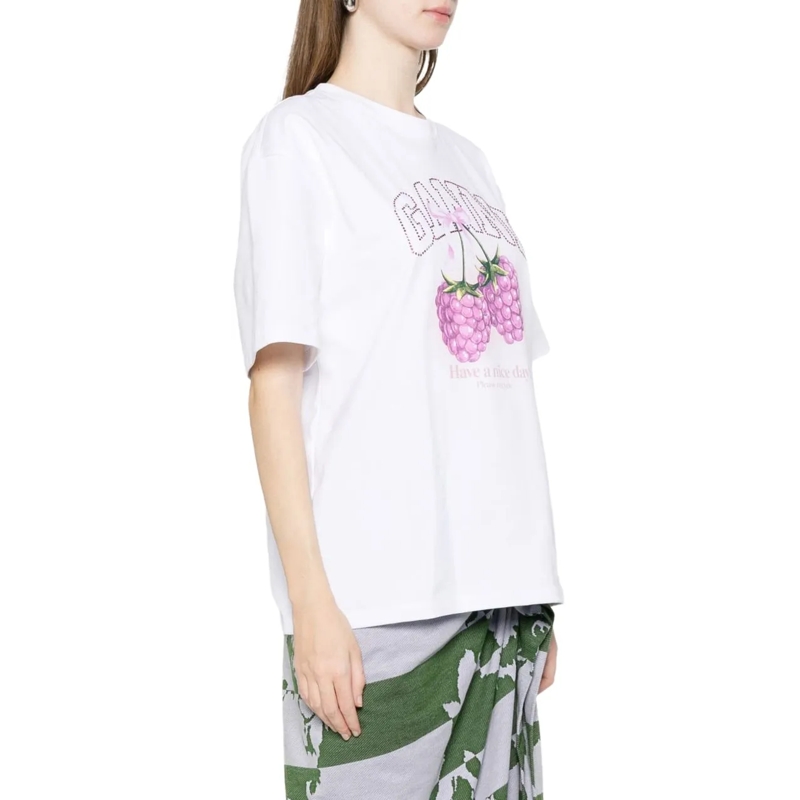 GANNI T-Shirt T-Shirts And Polos White weiß(Image 2)