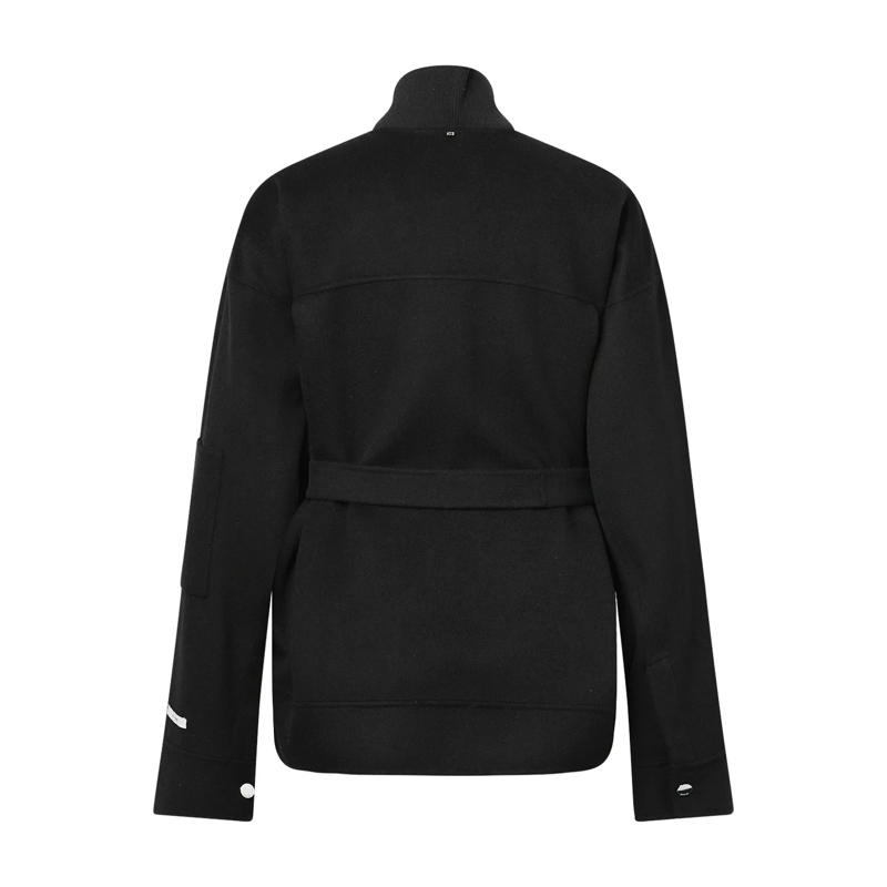 Sportmax Übergangsjacke Jacke Agora aus Schurwolle schwarz(Image 2)