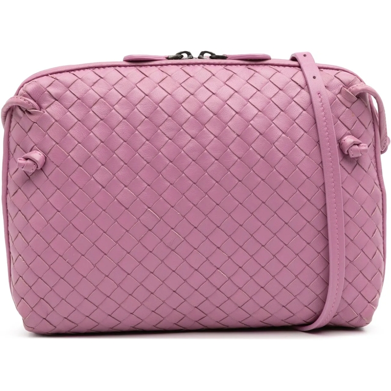 Bottega Veneta Sac à bandoulière Nappa Intrecciato Nodini Crossbody rose