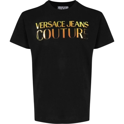 Versace Jeans Couture T-shirts Versace Jeans T-shirts Zwart 74gahg06 Cj00g G89 schwarz