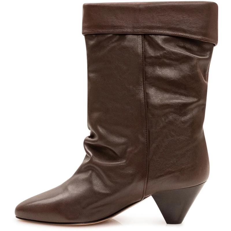 Isabel Marant Bottes Stivali Dalby con Gambale Morbido braun(Image 4)