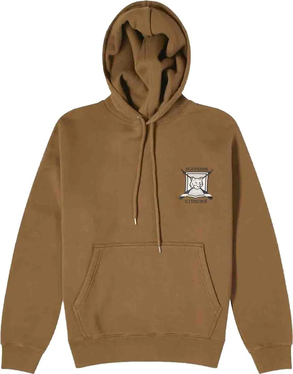 Thumbnail - Maison Kitsune - College Fox Logo Hoodie - Größe M - grün