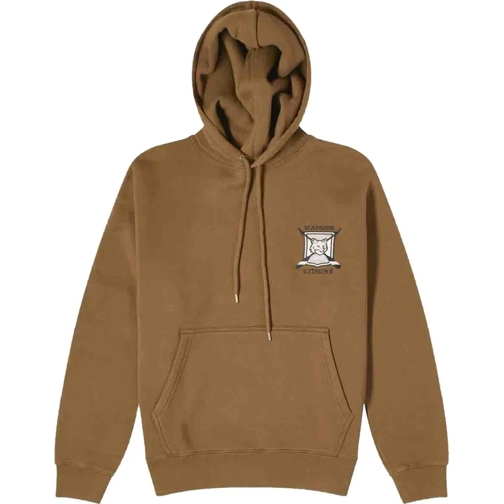 Maison Kitsune  College Fox Logo Hoodie grün