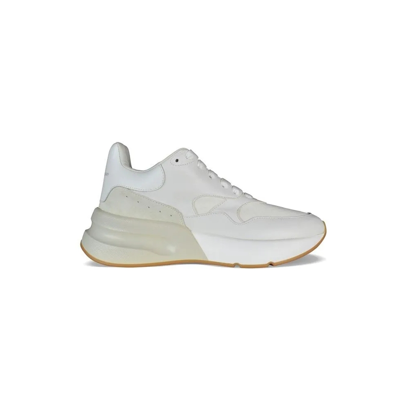 Alexander McQueen Lage-top sneaker Baskets Oversize Runner White