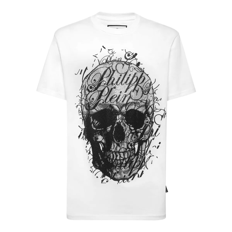 Philipp Plein T-Shirt T-Shirt Skull weiss