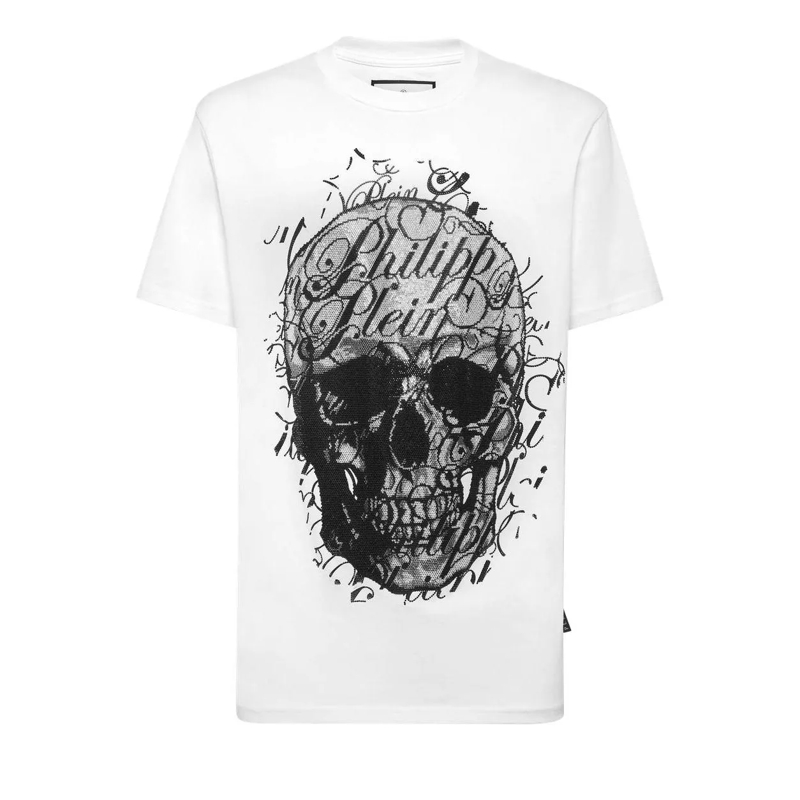 Philipp Plein T-Shirt T-Shirt Skull weiss