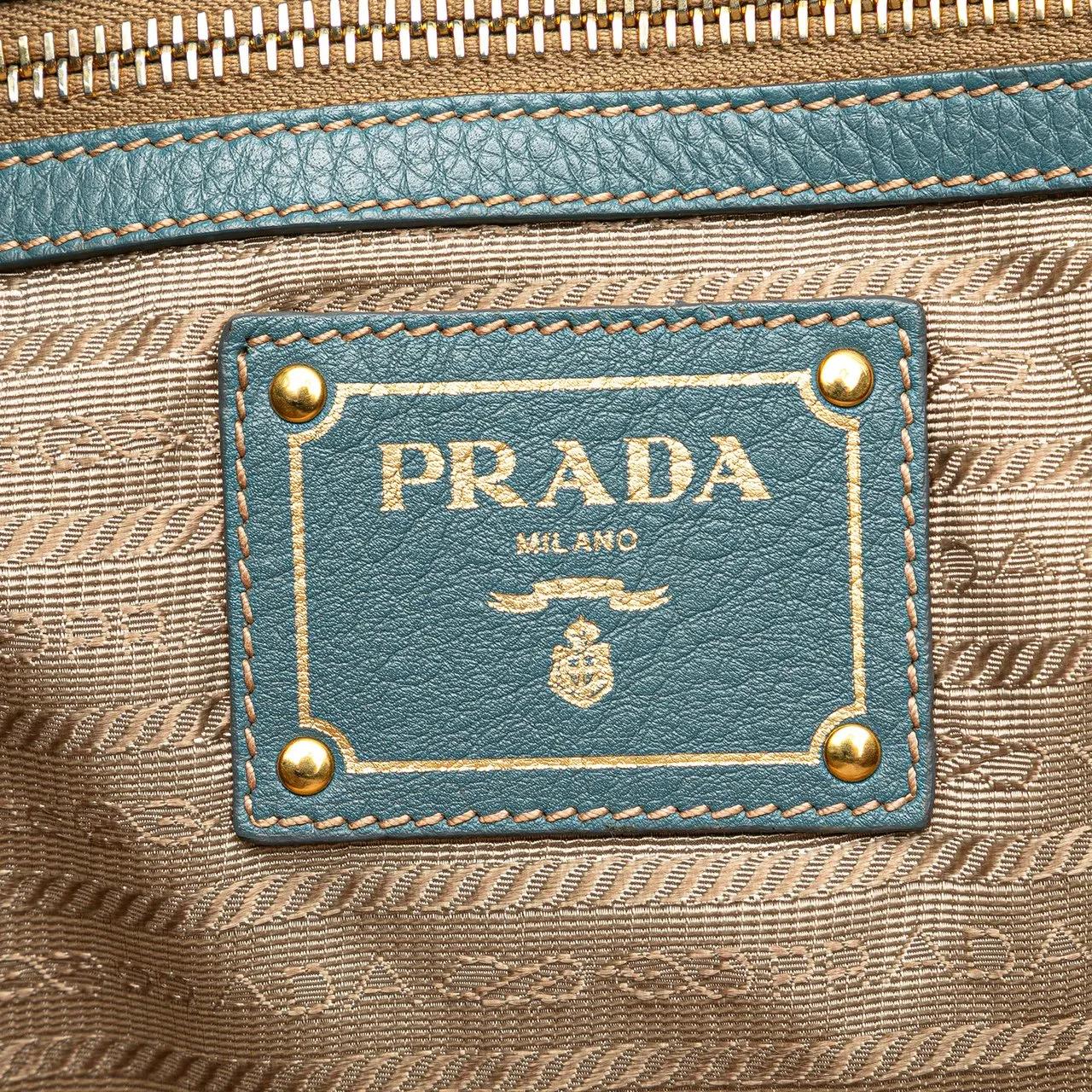 Thumbnail - Prada Hobo Bags - Canvas Canapa Logo Satchel - Gr. unisize - in Braun - für Damen
