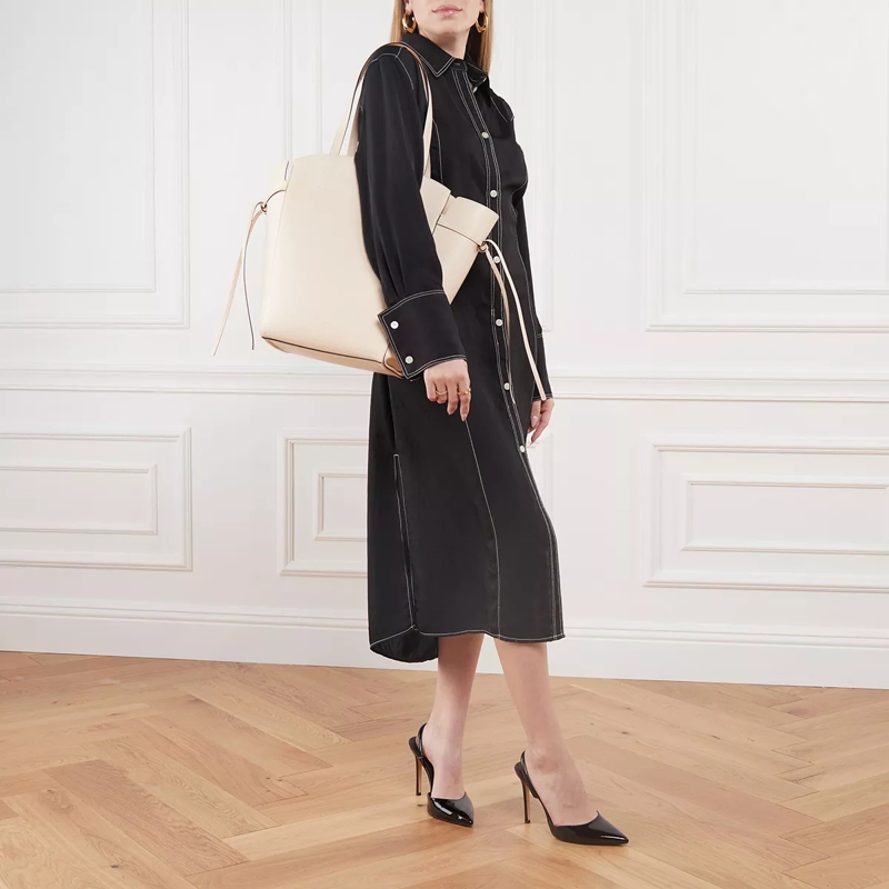 Mulberry Shopper Clovelly Tote Bag White(Image 2)