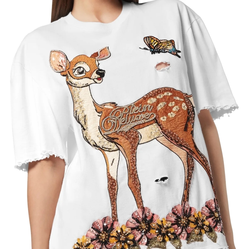 Philipp Plein T-Shirt T-Shirt Man Fit weiss(Image 5)