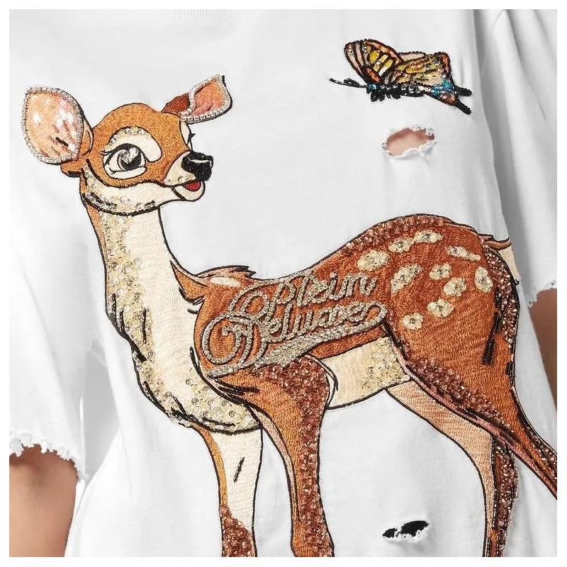 Philipp Plein T-Shirt T-Shirt Man Fit weiss(Image 5)