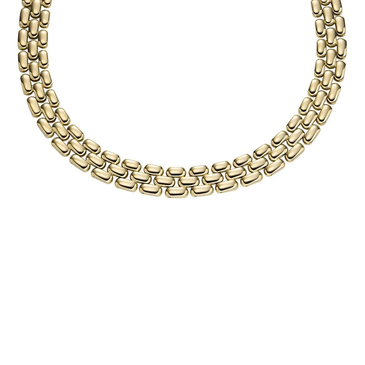 Fossil Halskette - Fossil Arden Stainless Steel Necklace JF04783710 - Gr. unisize - in Gold - für Damen