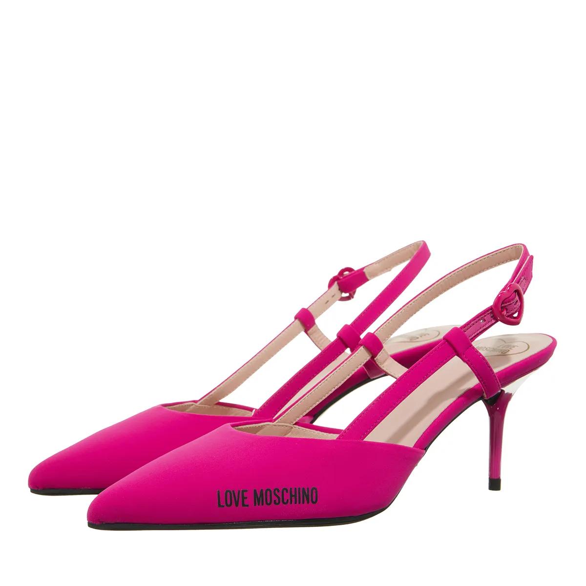 Love Moschino Pumps & High Heels - Rubber Logo Scarpa Donna - Gr. 35 (EU) - in Rosa - für Damen