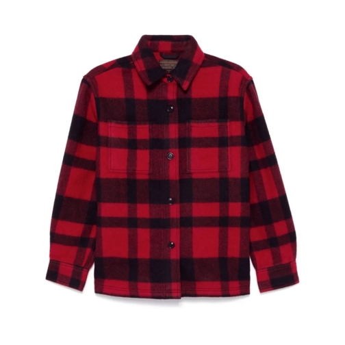 Filson Shirts Black/Red Wool Buffalo Shirt Red