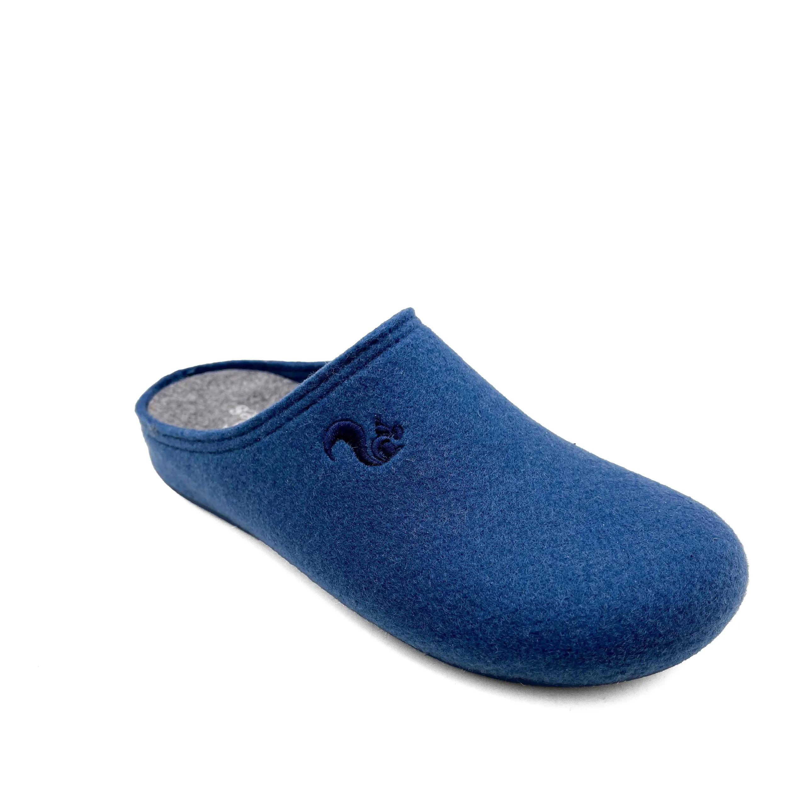 thies Sneakers - thies 1856 ® Recycled PET Slipper vegan ocean (W/M - Gr. 36 (EU) - in Blau - für Damen