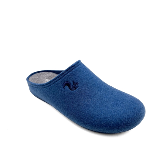 thies thies 1856 ® Recycled PET Slipper vegan ocean (W/M blau Slip-in skor