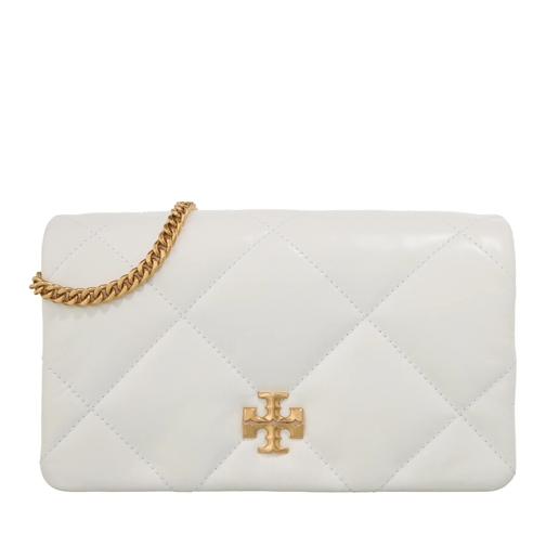 Tory Burch Wallet On A Chain Kira Diamond Quilt Chain Wallet Blanc