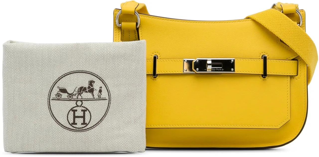 Hermès Hobo bags 2009 Swift Mini Jypsiere in geel