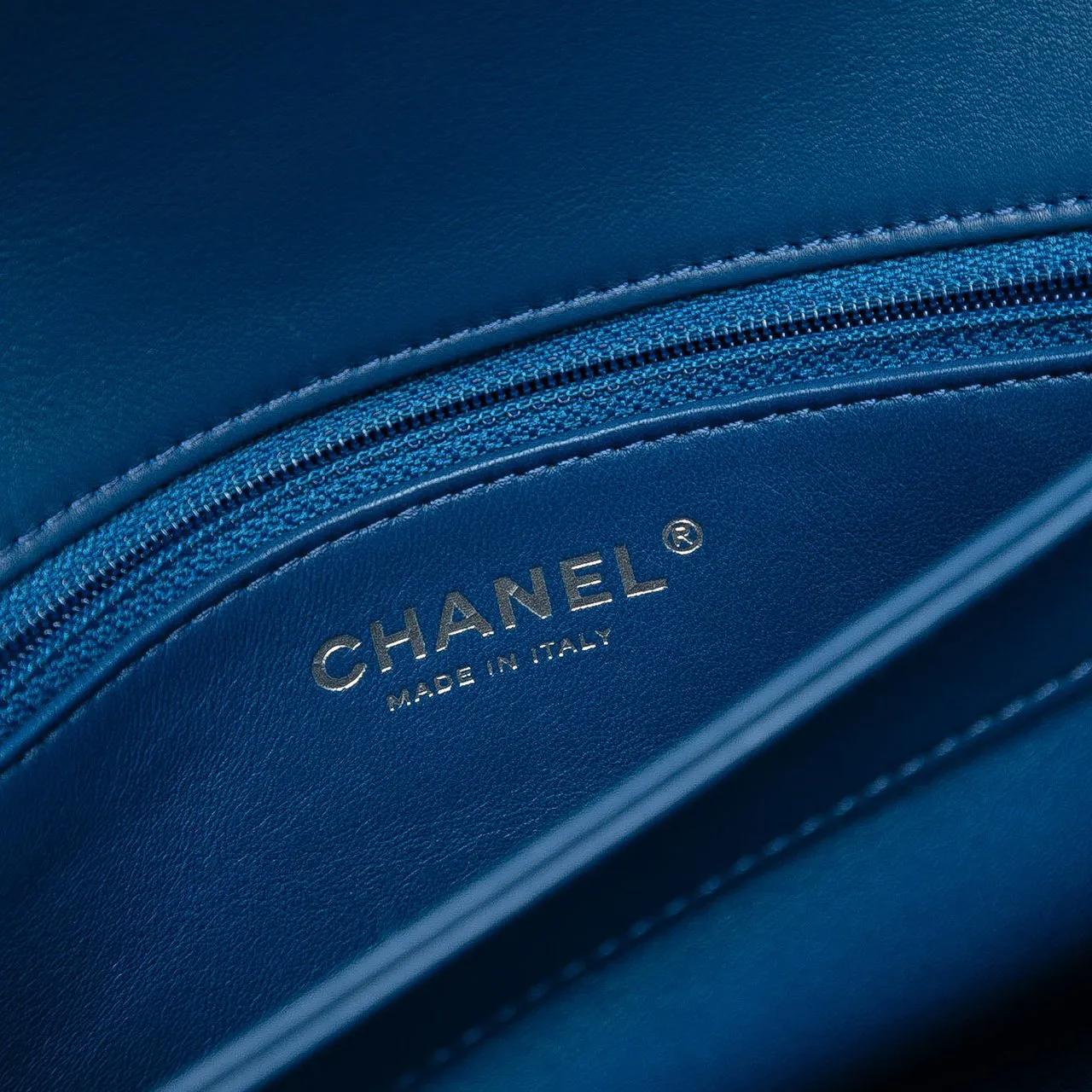 Thumbnail - Chanel Hobo Bags - Medium Lambskin Trendy CC Top Handle Bag - Gr. unisize - in Blau - für Damen